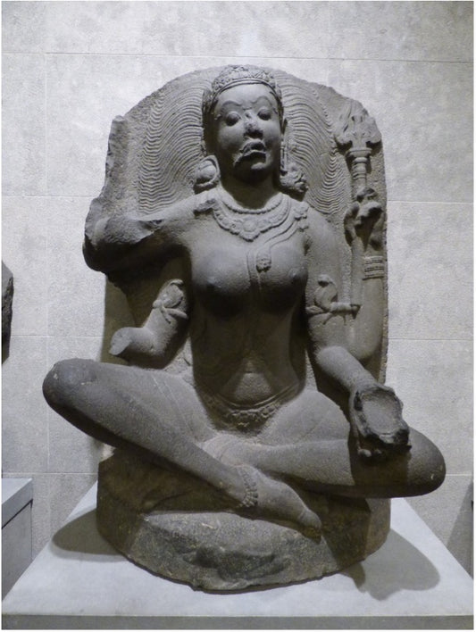 Yoginī, Kāñcīpuram region, Tamil Nadu (India), late 9th-early 10th century Granite Musée Guimet (MG 18508) © Johan Levillain
