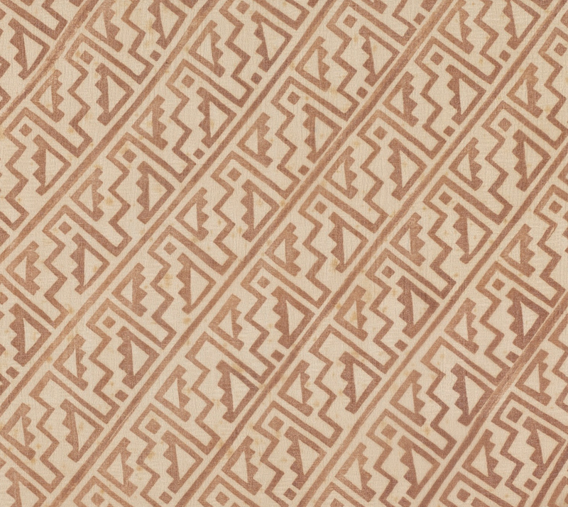  Elena Izcue, “Fabric sample with pre-Columbian inspired designs